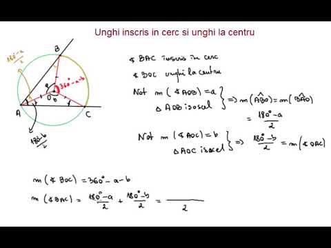 Circle. Angle inscribed in a circle and angle at the center. Properties (7th grade)