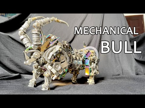 Bộ Mô Hình Kim Loại 3D DIY - Bò Cơ Khí