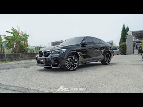 BMW F96 X6M w/ Fi EXHAUST (non-OPF Ver) CatBack, 2nd & Sport 200Cell Downpipe POPS and Crackles