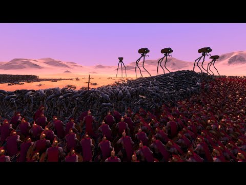 15.000 Spartan Try to Protect City from 2.000 Alien - UEBS