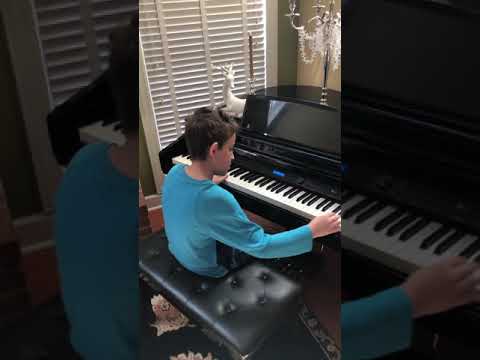 “Spring serenade” composed and played on piano by 9 year old Peter Ray