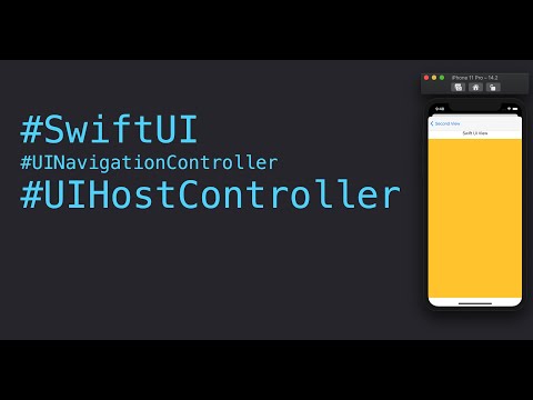 #beginner #SwiftUI Navigation from ViewController #UIHostController #Swift