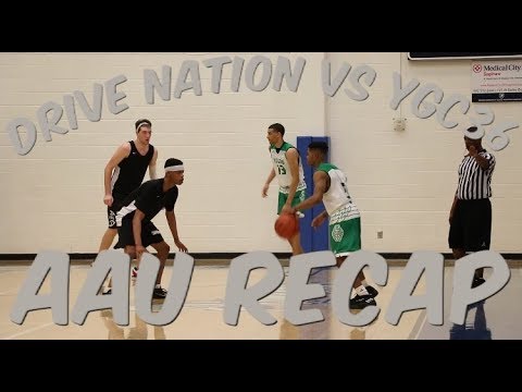 Drive Nation 17u vs YGC36 17u!! Intense High Level Basketball!!