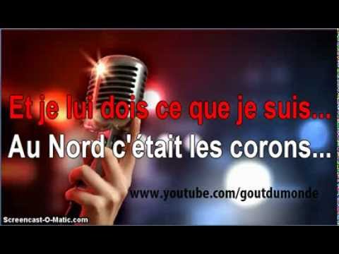 KARAOKÉ : Les Corons (Pierre Bachelet)