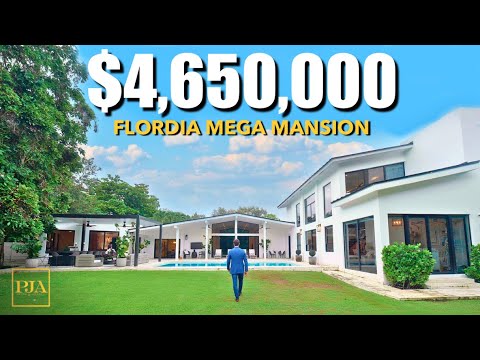 Einblick in eine 5.000.000 Dollar teure Luxusvilla in Florida | Besichtigung eines Luxushauses | ...