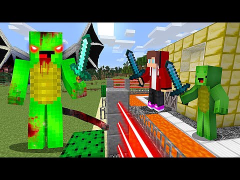 Mikey.EXE vs Security House - Minecraft gameplay Thanks to Maizen JJ and Mikey