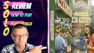 Mercado De Lisboa Solo Board Game Review and Playthrough