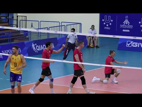 Men's volleyball drops first match at 2019 Universiade to Brazil