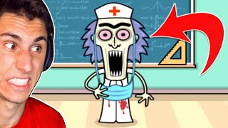 My New Teacher is an EVIL NURSE! | Bash The Teacher