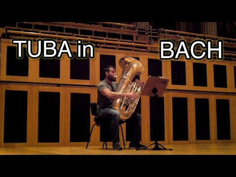 Bach Cello Suíte 1 : Menuet 1 - tuba solo