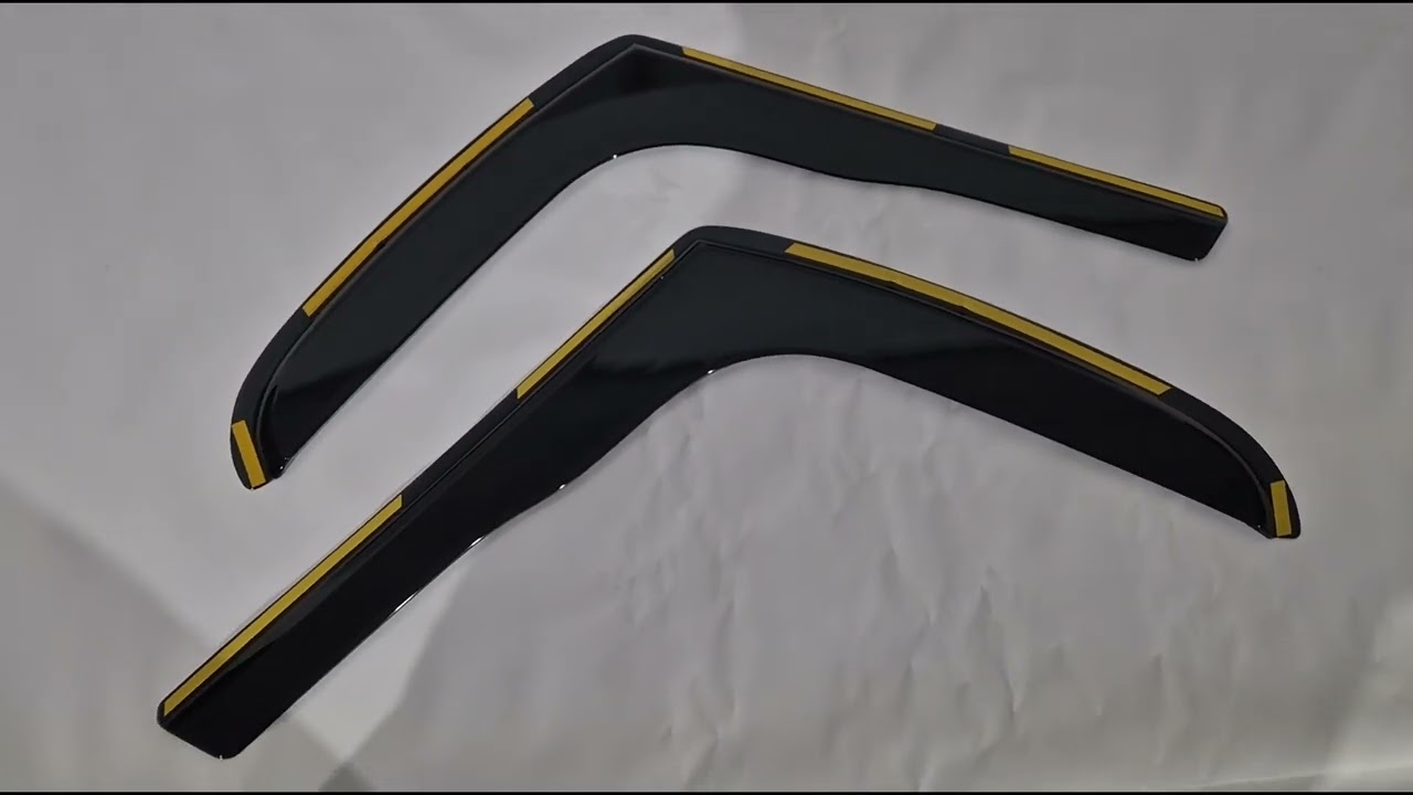 Вставные ветровики (2 шт, Niken Luxury) Video 1