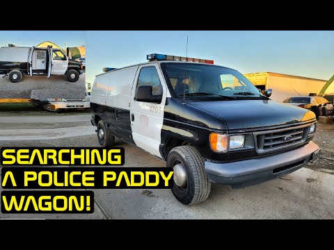 I bought a Police Paddy Wagon Prisoner Transport Van! Search it!