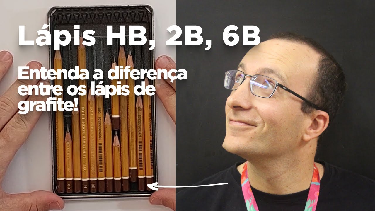 Guia completo sobre lápis grafite: entenda as diferenças entre F, H, B, 2B, 4B, 6B etc.