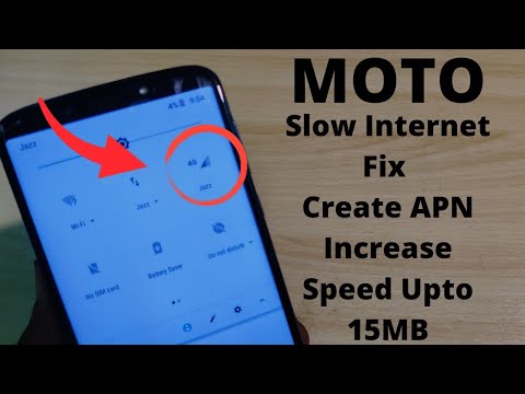Moto E4 E5 Internet Settings Increase Speed | Motorola Create APN For Internet Data
