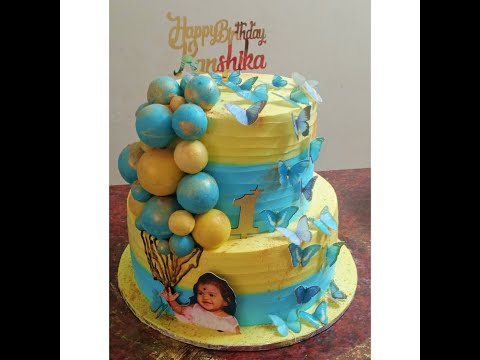 Two tier Balloon Cake | Chocolate Ball Cake