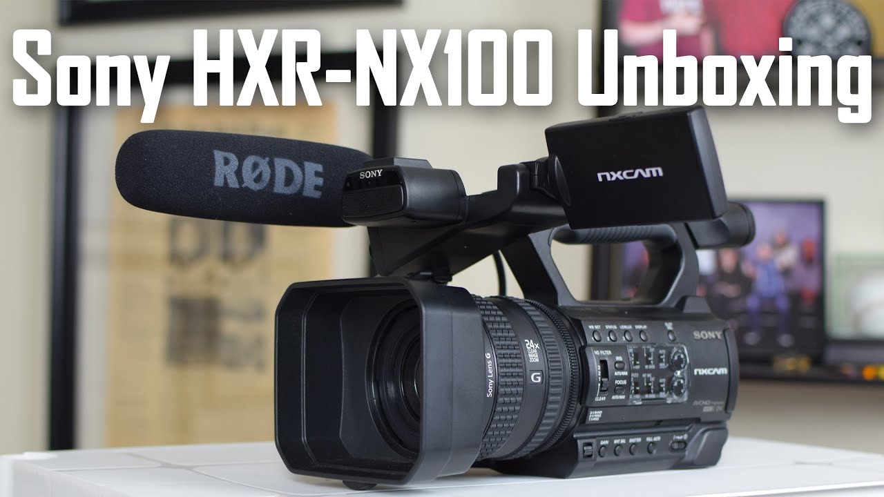 Sony HXR-NX100 Unboxing and Overview