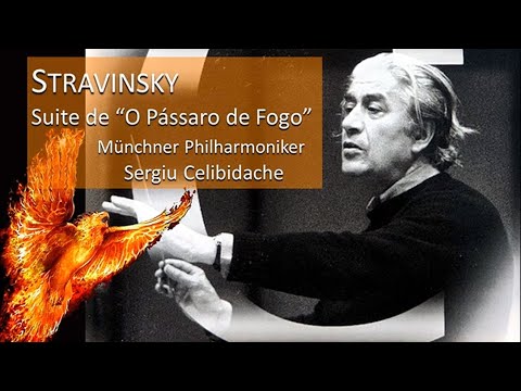 STRAVINSKY - Suíte "O Pássaro de Fogo" - Münchner Philharmoniker, Sergiu Celibidache