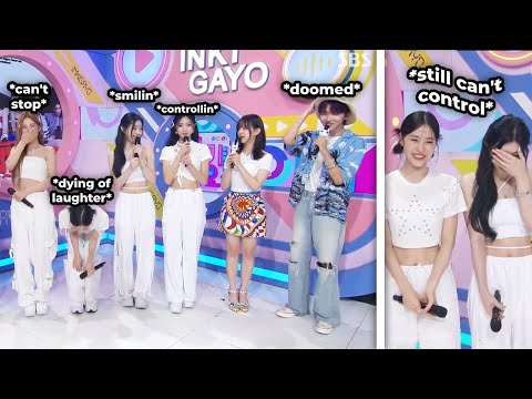 ITZY *can't stop laughing* in front of MC Woonhak