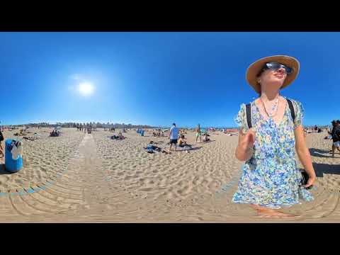 High-Resolution Playa de Gandía VR 360° Beach Walk — Summer 2025