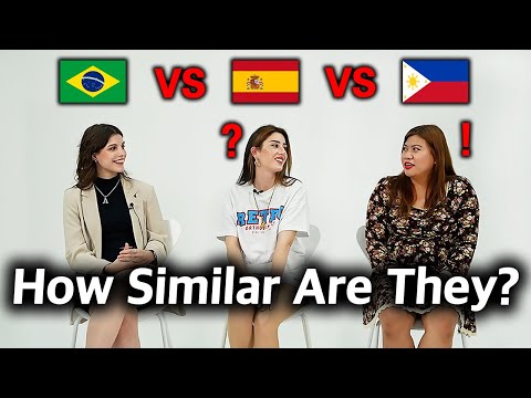 Spanish vs Portuguese vs Tagalog! Can they understand each other?!