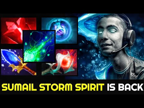 SUMAIL Storm Spirit is back — King of MID Dota 2