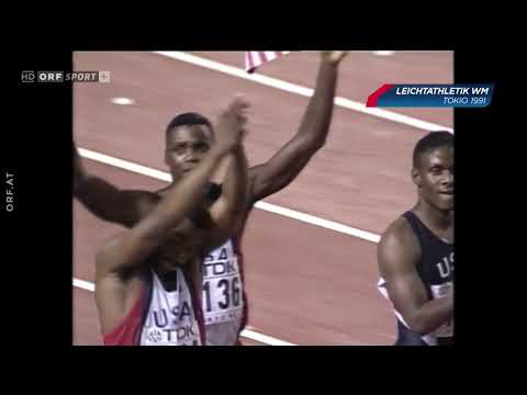 WM Tokio 1991 - 100m Männer Finale