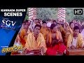 Kannada Action Scenes 50 Bomb Blast In Temple Dr Vishuvardhan Kotigobba