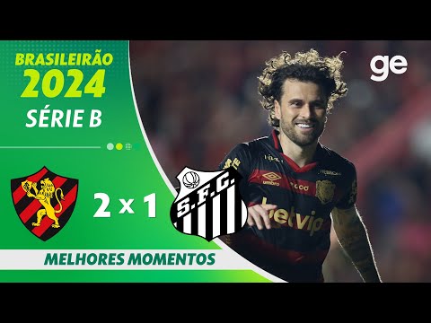 Gols e lances de Sport x Santos