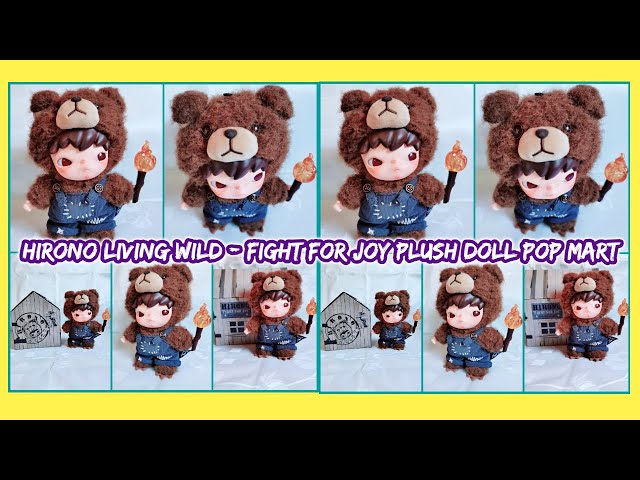 Vídeo relacionado con POP MART Hirono Living Wild-Fight for Joy Plush Doll de Acción Popular Figura Coleccionable y Adorable Juguete Artístico Regalo Creativo 1PC