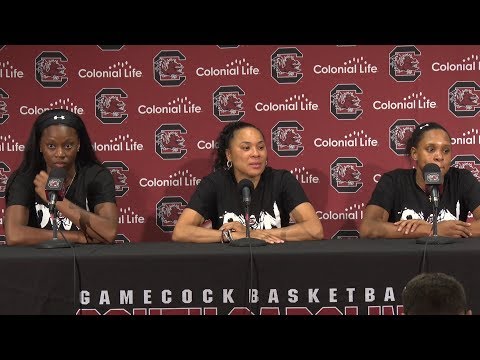 Bianca Jackson, Dawn Staley, Nelly Perry News Conference (Gamecock Tipoff) — 10/5/18