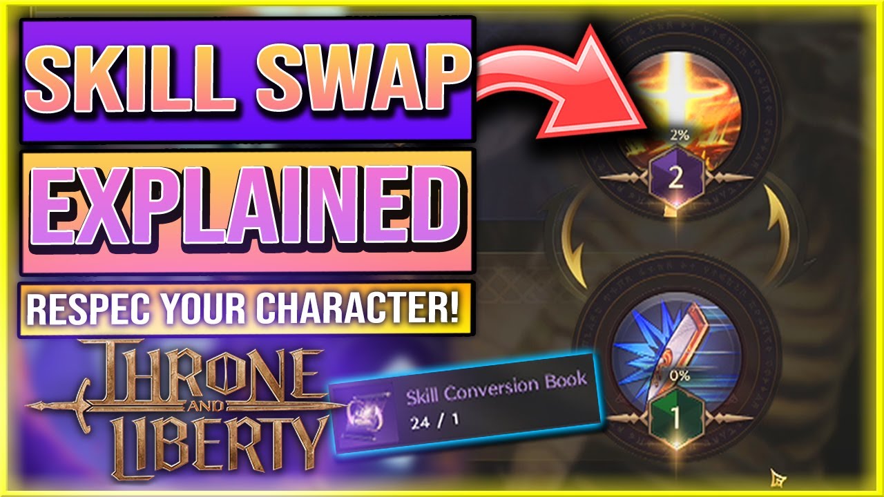 HOW TO USE SKILL CONVERSION BOOKS IN Throne And Liberty - Respec Your Throne And Liberty Build