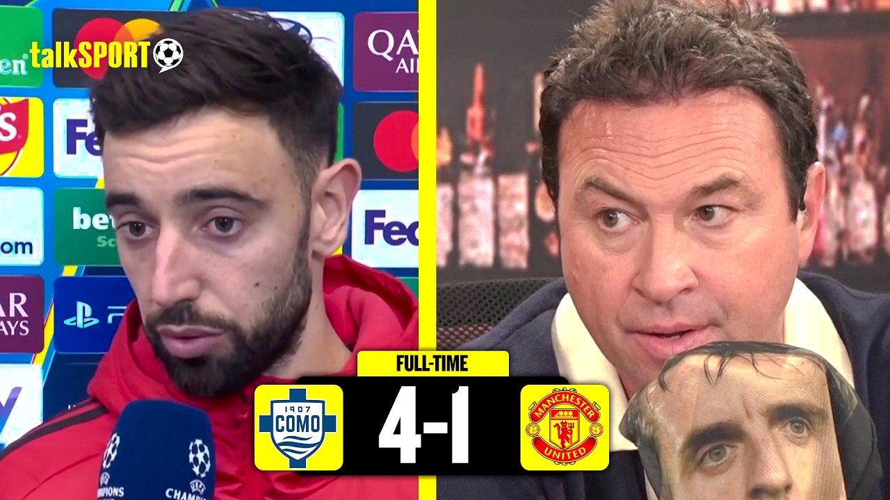 "WORSE THAN MARTINEZ!" Jason Cundy SLAMS Bruno Fernandes for Carrick comments after Como loss!
