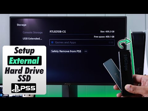 How To Setup External USB Hard Drive On PS5! [Expand Storage]