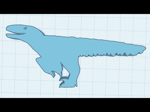 3D printable basic UTAHRAPTOR!
