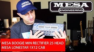 Video thumbnail for MESA BOOGIE MINI RECTIFIER 25 WATTS HEAD | MESA LONESTAR 1X12 CAB | HEAVY TONES!!! by Juca Nery