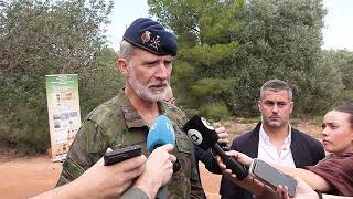 Declaraciones de S.M. el Rey con motivo del accidente ferroviario de Urda (Toledo)