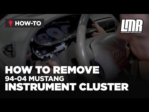 How To Remove Your SN95 & New Edge Mustang Instrument Cluster (94-04)