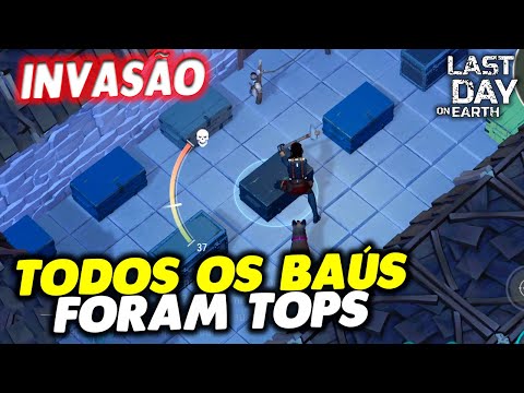 TODOS OS BAÚS FORAM TOPS NA INVASÃO  - Last Day On Earth