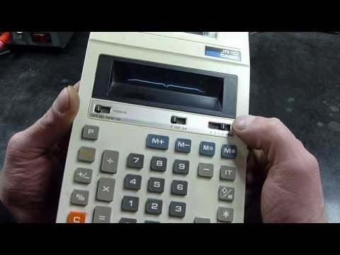 Vintage Casio JR-110 Caculator Teardown and Repair part 1
