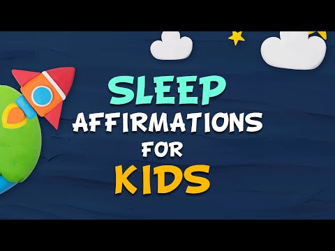 Soothing Bedtime Affirmations For Kids | Positive Sleep Affirmations For Children | Manifest