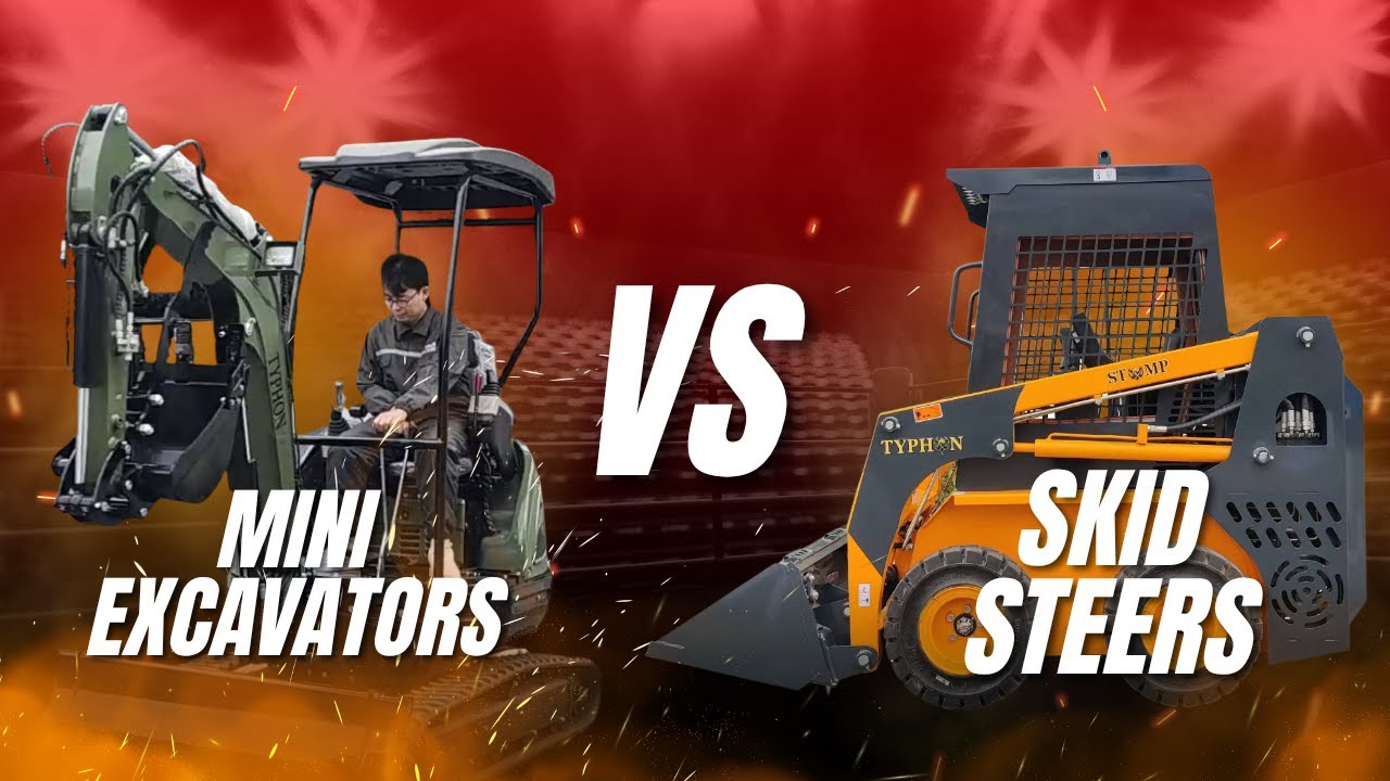 Mini Excavator vs Skid Steer Loader Which is BEST for Your Next Project?