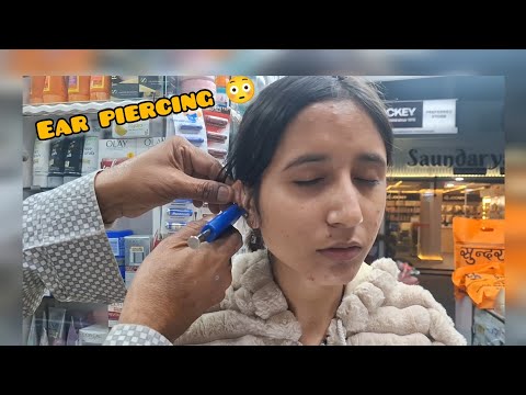 Shankey ki hui ear piercing😳 | Happy Basant Panchami 🥰