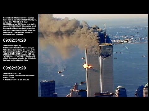 WTC 2 / 9:02:45am - 10:00:14am / NE & N / Raw Video by WNBC-TV Chopper 4 - Sel. Take 1 of 1