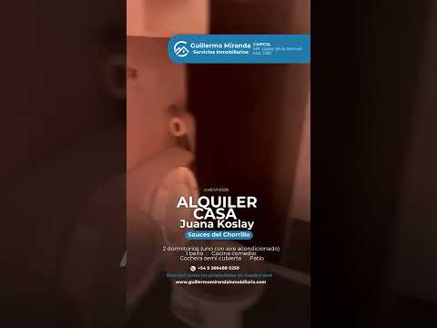 Casa en alquiler – Juana Koslay