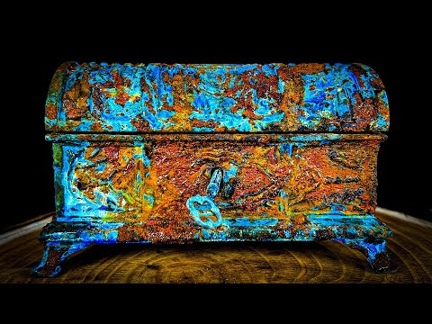 Extremely Beautiful Jewelry Box - Restoration with Incredible Result