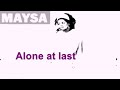Maysa Alone at last (clean key pitch)