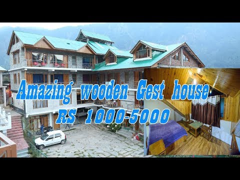 Amazing wooden house | foghills cottages manali | Extreme Intelligent Log House Building