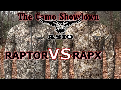 Asio Raptor Vs Asio RAPX new pattern 2025 - on the Camo Matrix with Deer Vision