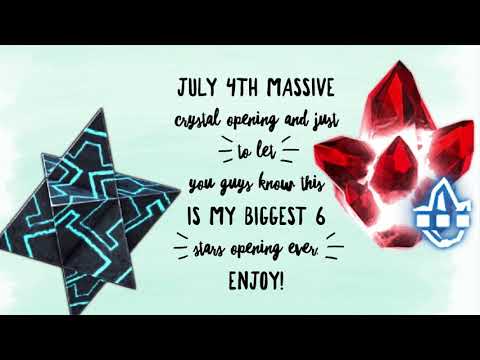 July 4th Massive Crystals Opening