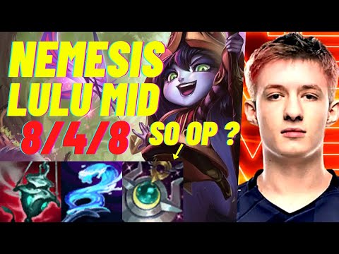 NEMESIS PLAYS LULU VS AKALI MID |EUW GRANDMASTER PATCH 11.2| [League of Legends] Full Gameplay
